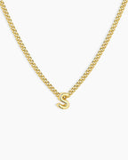 Wilder Mini Alphabet Necklace || option::18K Gold Plated, S