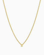 Wilder Mini Alphabet Necklace || option::18K Gold Plated, S