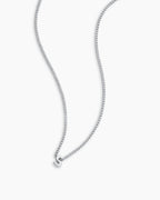 Wilder Mini Alphabet Necklace || option::Silver Plated, S