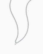 Wilder Mini Alphabet Necklace || option::Silver Plated, T