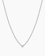 Wilder Mini Alphabet Necklace || option::Silver Plated, U