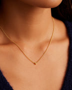 Wilder Mini Alphabet Necklace || option::18K Gold Plated, Y