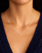 Wilder Mini Alphabet Necklace || option::Silver Plated, Z