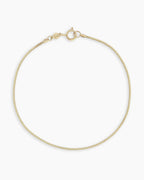 Micro Mini Venice Bracelet || option::14K Solid Gold, 6.5 in.