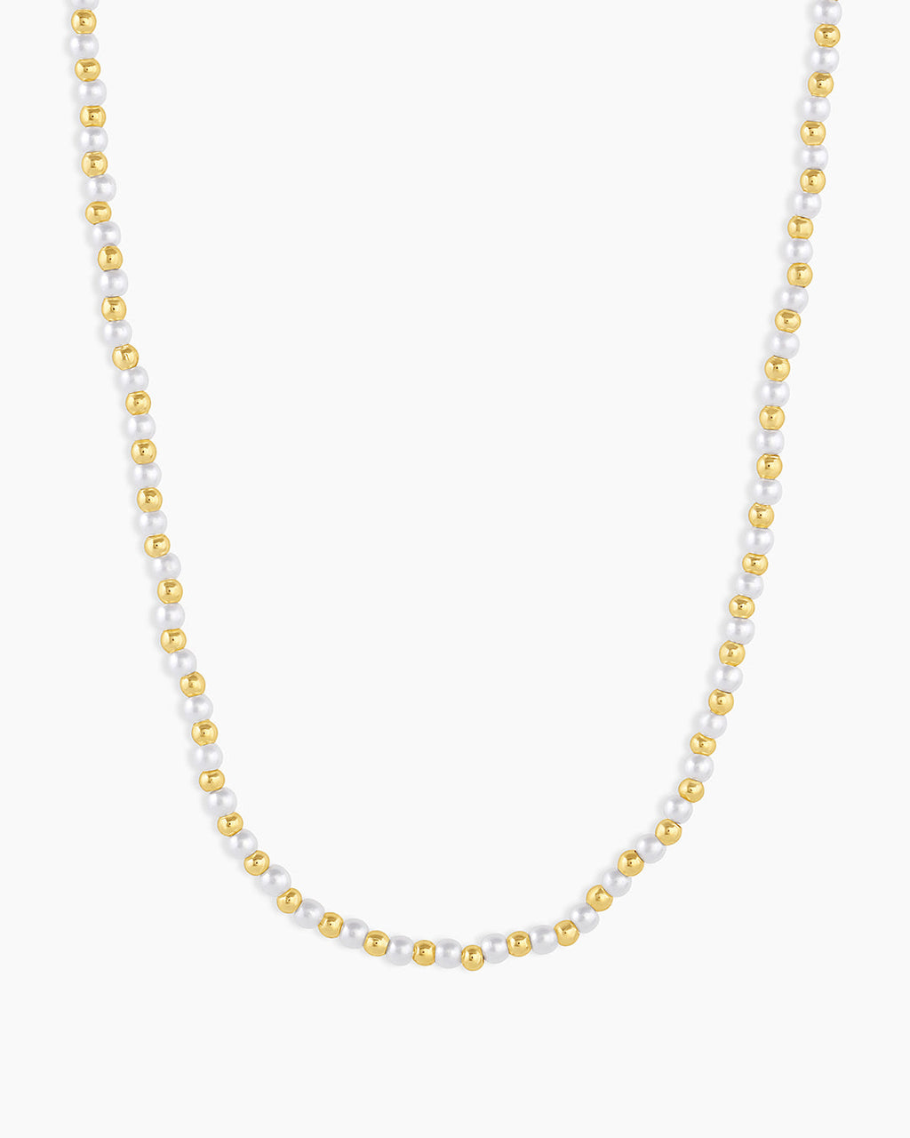 Poppy Pearl Necklace || option::18K Gold Plated