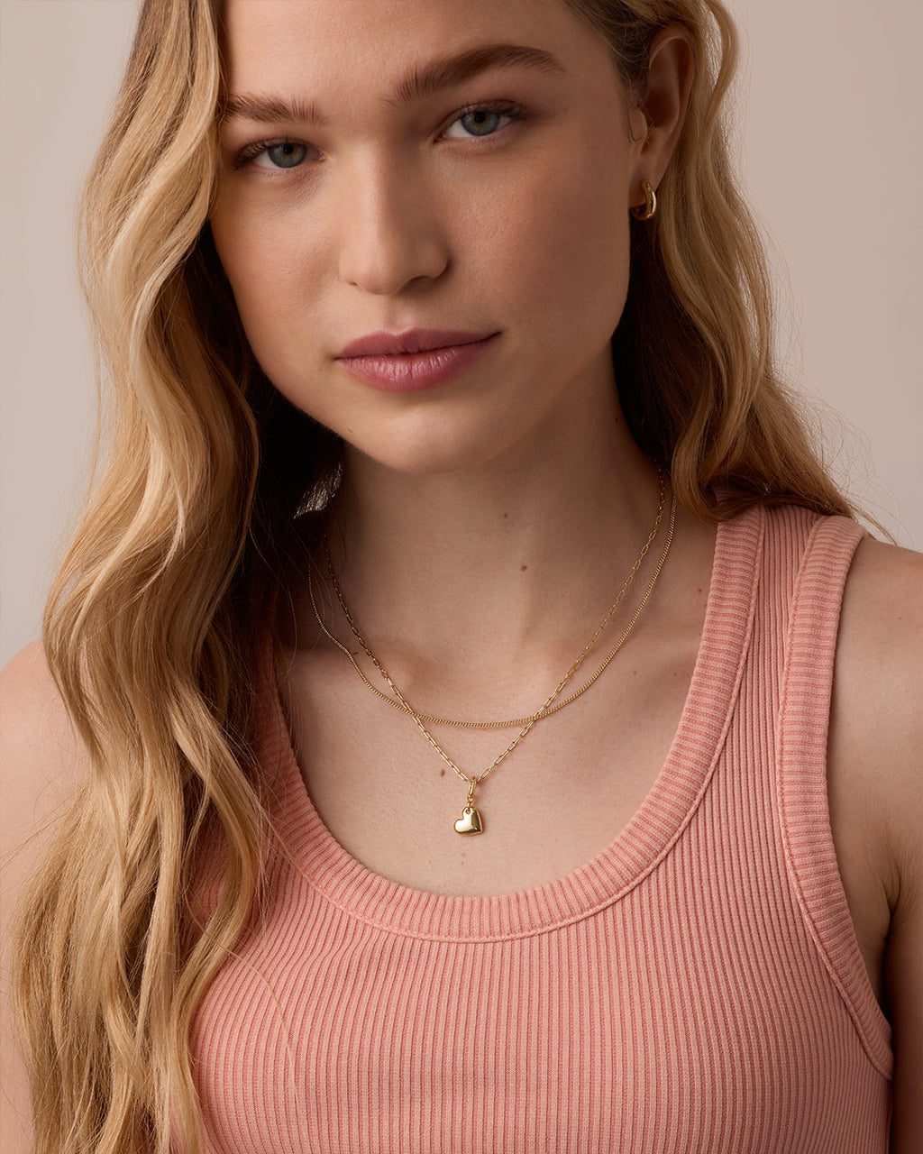 Lou HeartParker Charm || option::18K Gold Plated
