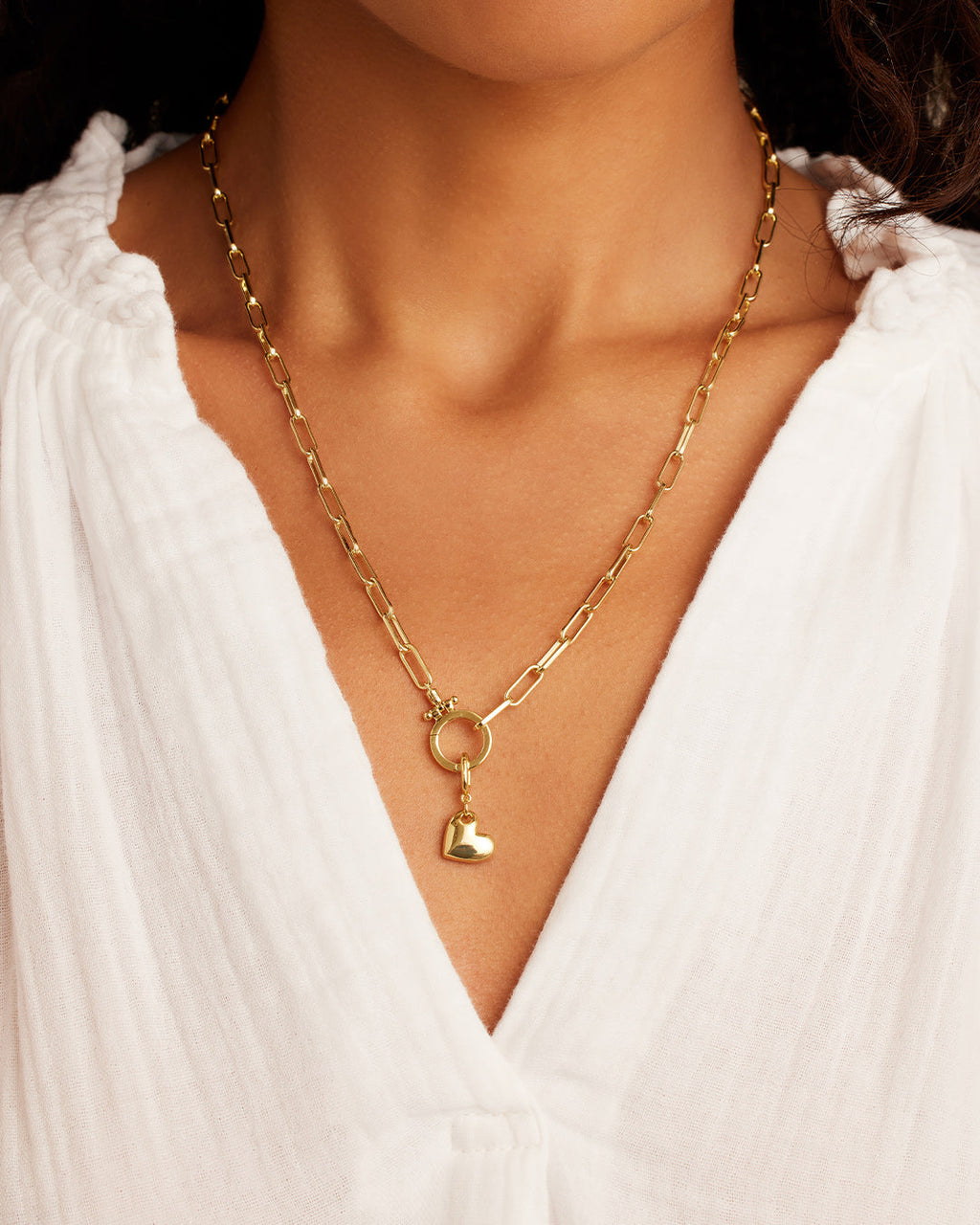 Lou HeartParker Charm || option::18K Gold Plated