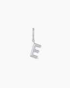 Alphabet Helium Parker Charm || option:: Silver Plated, E