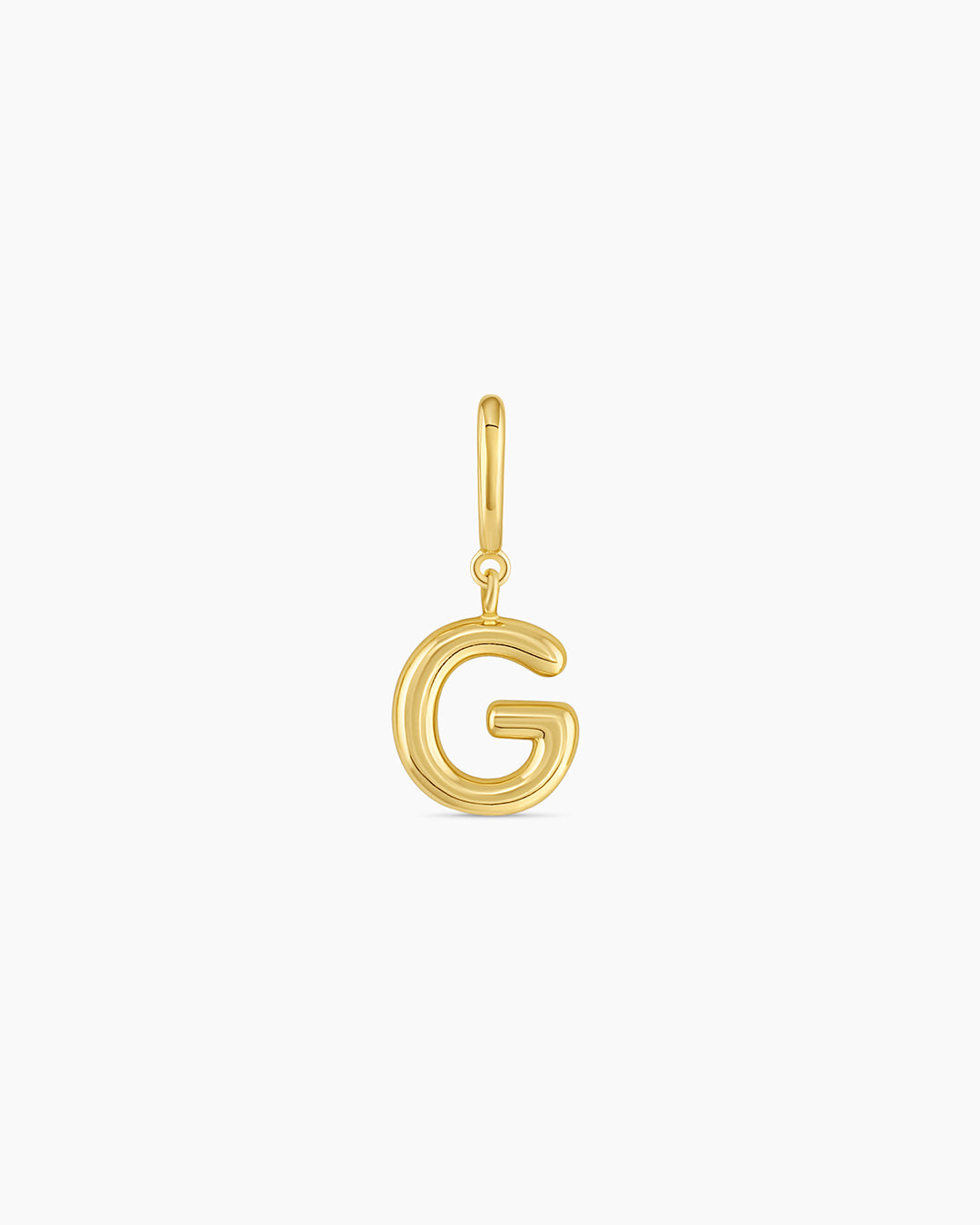 Alphabet Helium Parker Charm #G || option::18K Gold Plated, G