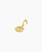 Alphabet Helium Parker Charm #G || option::18K Gold Plated, G