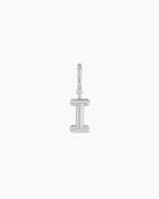 Alphabet Helium Parker Charm || option:: Silver Plated, I