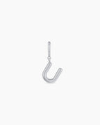 Alphabet Helium Parker Charm || option:: Silver Plated, U