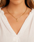 Alphabet Helium Parker Charm #W || option::18K Gold Plated, W