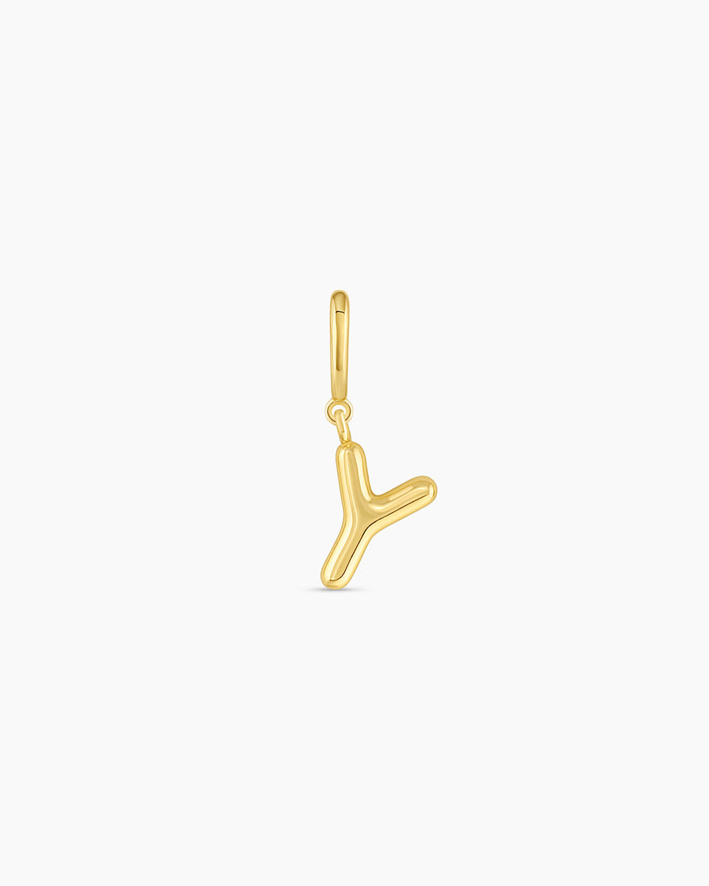 Alphabet Helium Parker Charm #Y || option::18K Gold Plated, Y