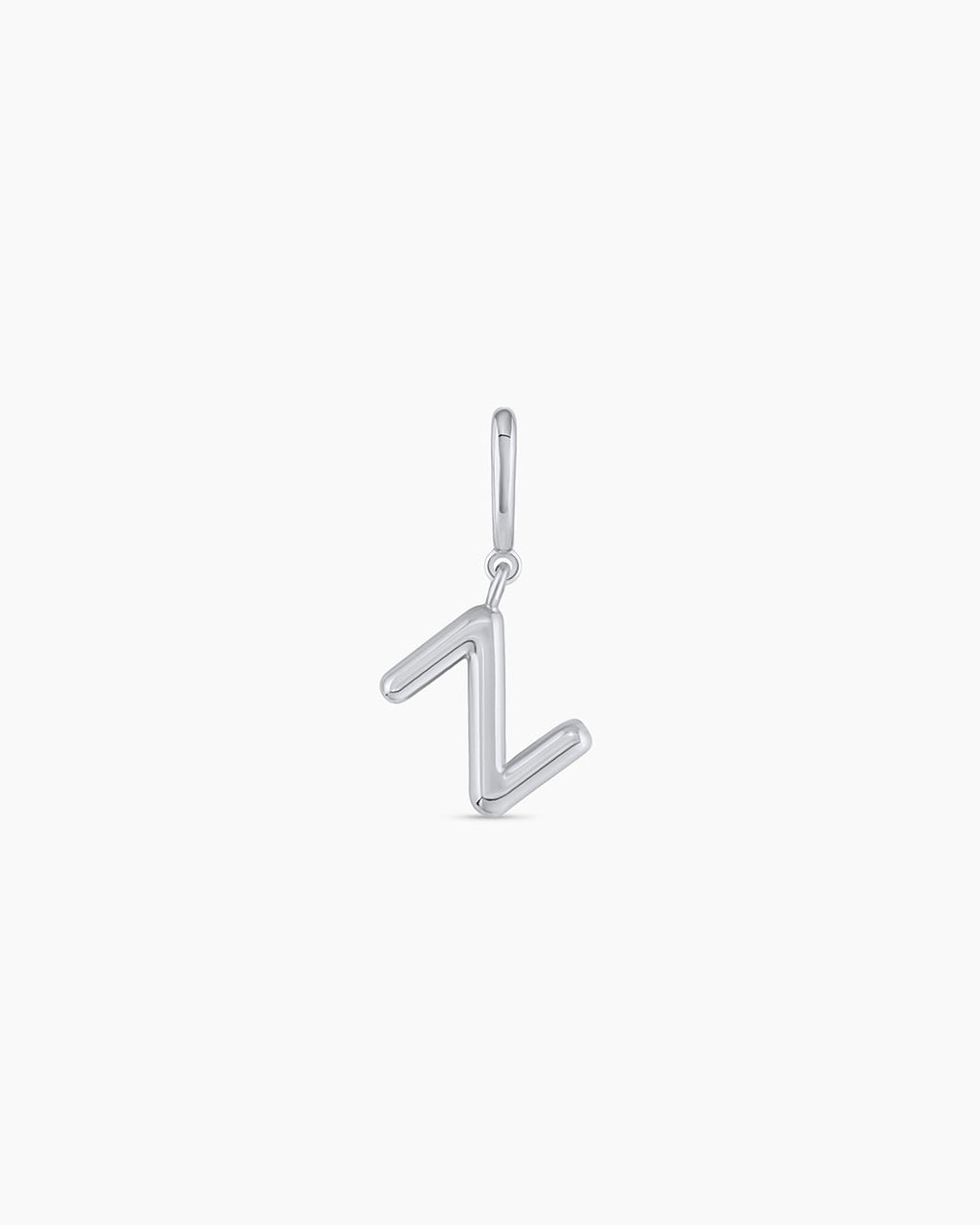 Alphabet Helium Parker Charm || option:: Silver Plated, Z