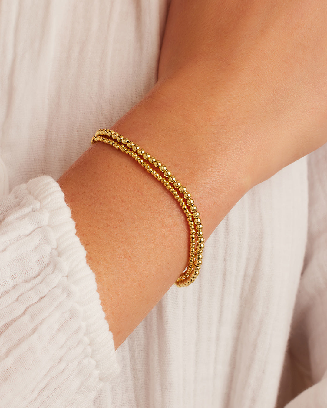Poppy 18K Gold Plated Bracelet set || option::18K Gold Plated