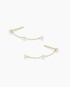 NewportPearl Earrings || option::14K Solid Gold