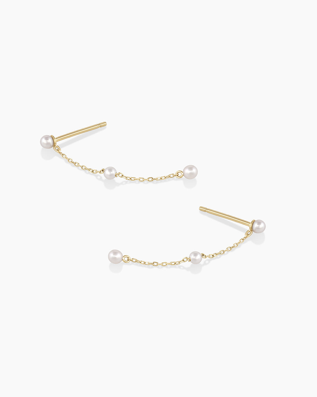 NewportPearl Earrings || option::14K Solid Gold