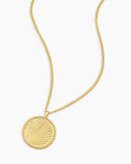 Sunny Pendant Necklace || option::18K Gold Plated
