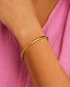 Paseo Cuff (4mm) || option::18K Gold Plated, 4mm