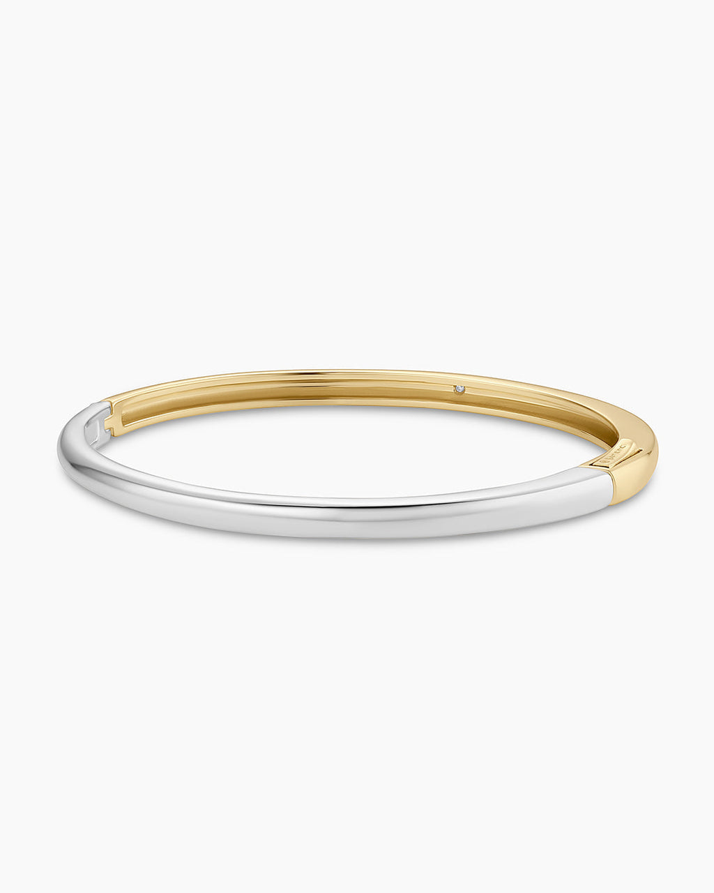 Paseo Mixed Cuff || option::18K Gold & Silver Plated, 4mm