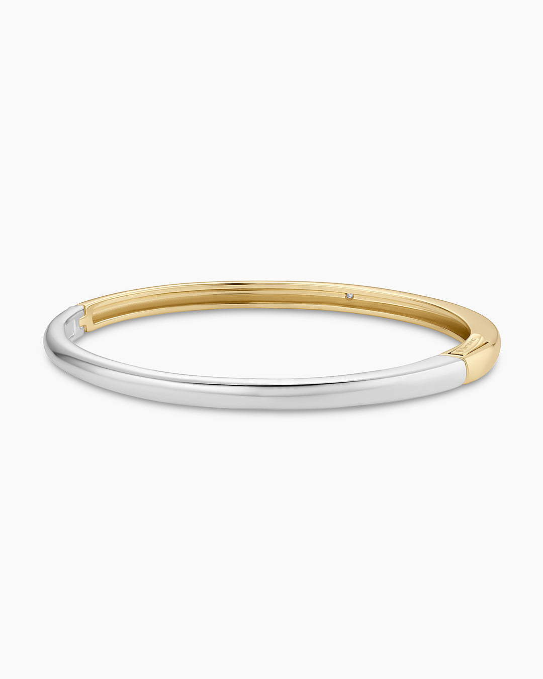 Paseo Mixed Cuff || option::18K Gold & Silver Plated, 4mm