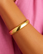 Paseo Cuff (12mm) || option::18K Gold Plated, 12mm