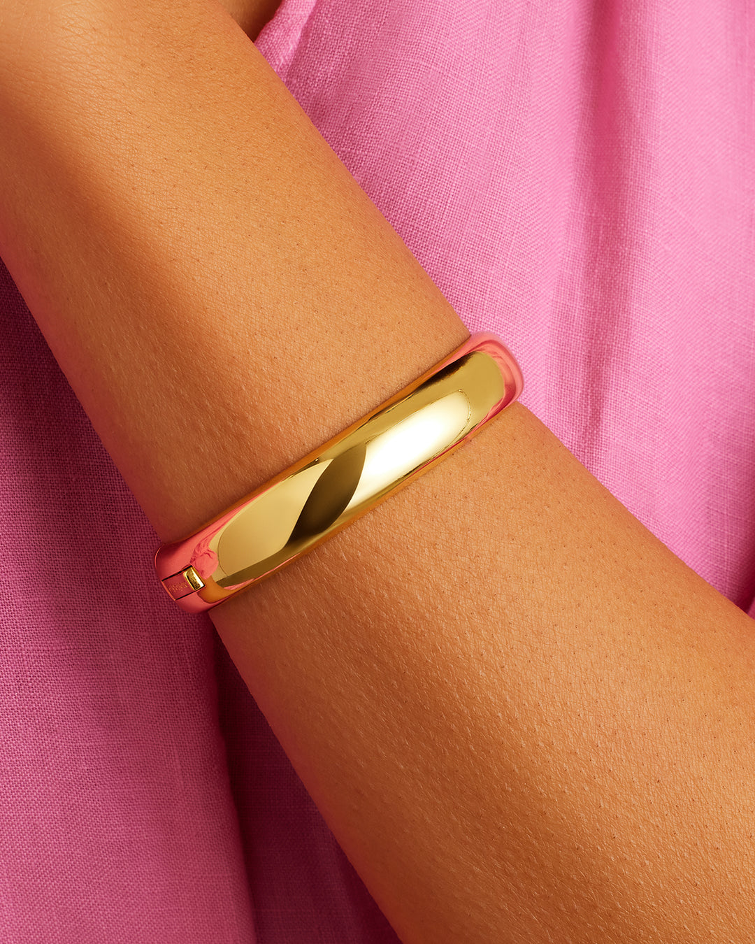 Paseo Cuff (12mm) || option::18K Gold Plated, 12mm