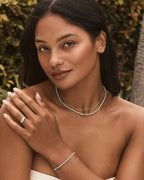 Turquoise Newport Necklace || option::14K Solid Gold || set::turquoise-newport-necklace-stl