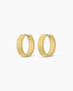 Catalina Hoops || option::18K Gold Plated