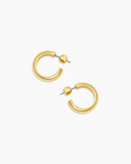 Paseo Small Hoops || option::18k Gold Plated