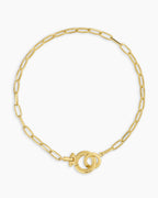 Parker Mini Bracelet || option::18K Gold Plated