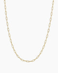 14K Gold Parker Micro Mini Necklace || option::14K Solid Gold, 16-18 in.
