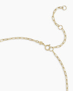 14K Gold Parker Micro Mini Necklace || option::14K Solid Gold, 16-18 in.