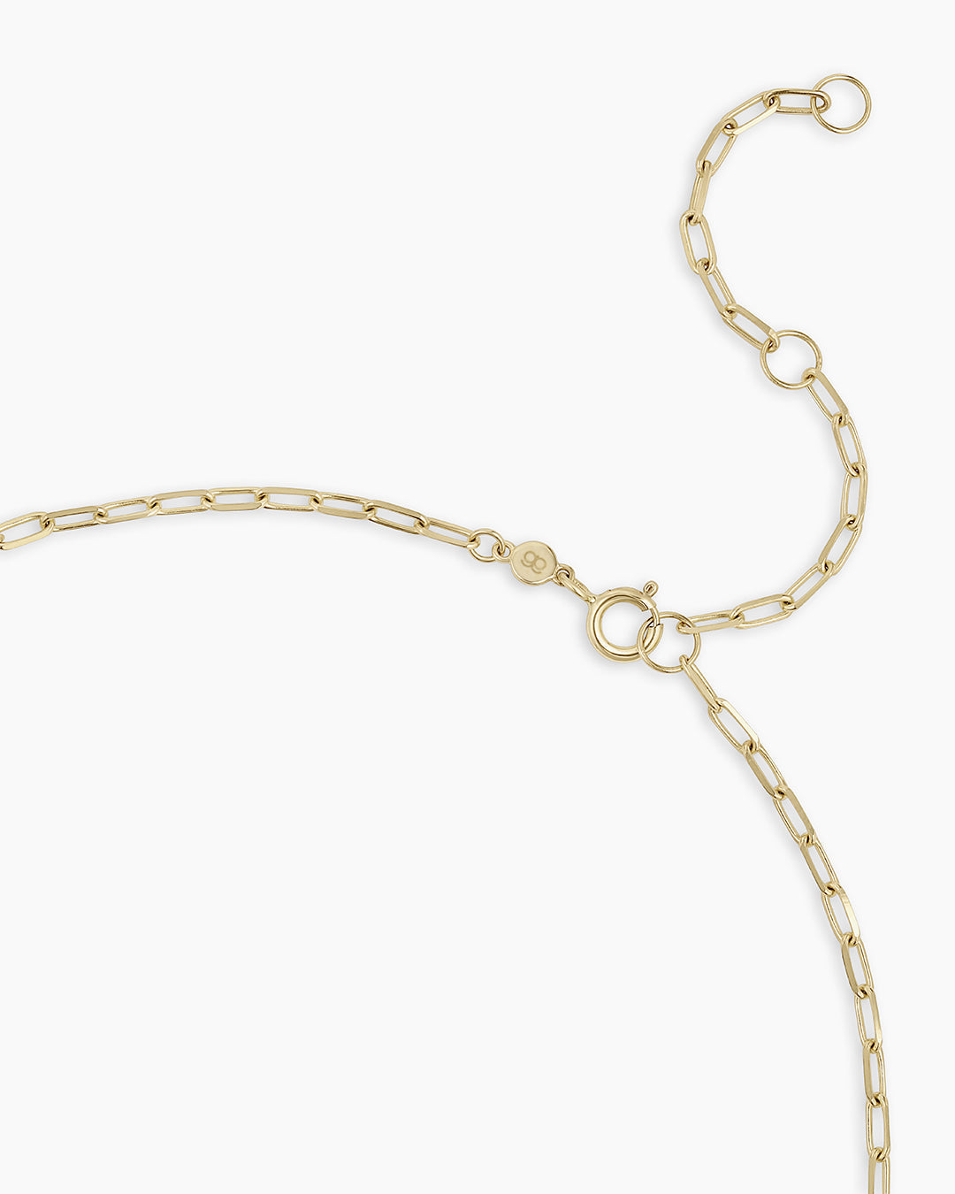14K Gold Parker Micro Mini Necklace || option::14K Solid Gold, 16-18 in.