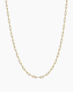 14K Gold Parker Micro Mini Necklace || option::14K Solid Gold, 20 in.