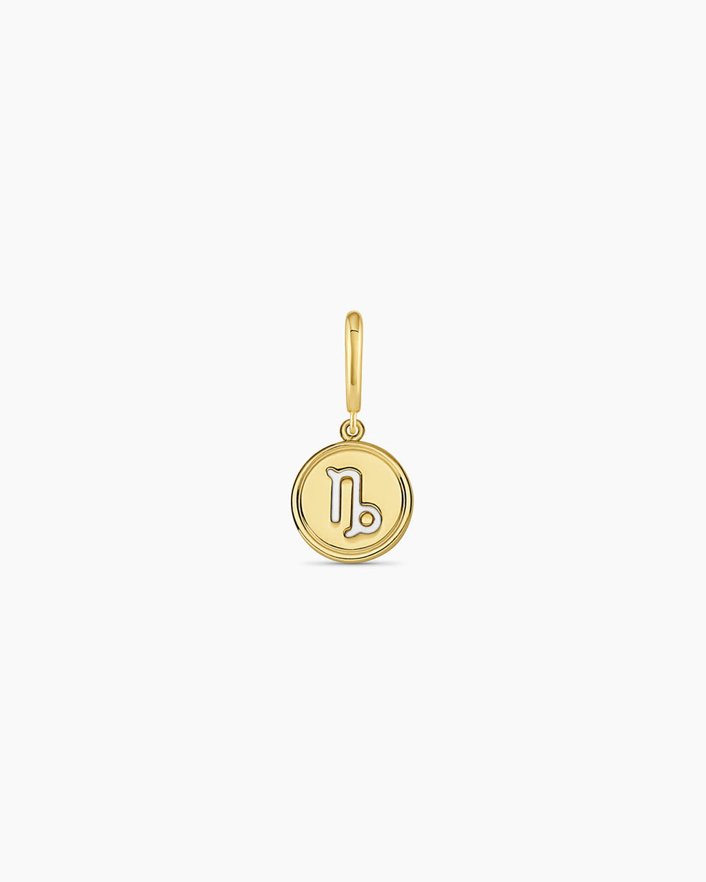 Zodiac Parker Charm || option::18K Gold Plated, Capricorn