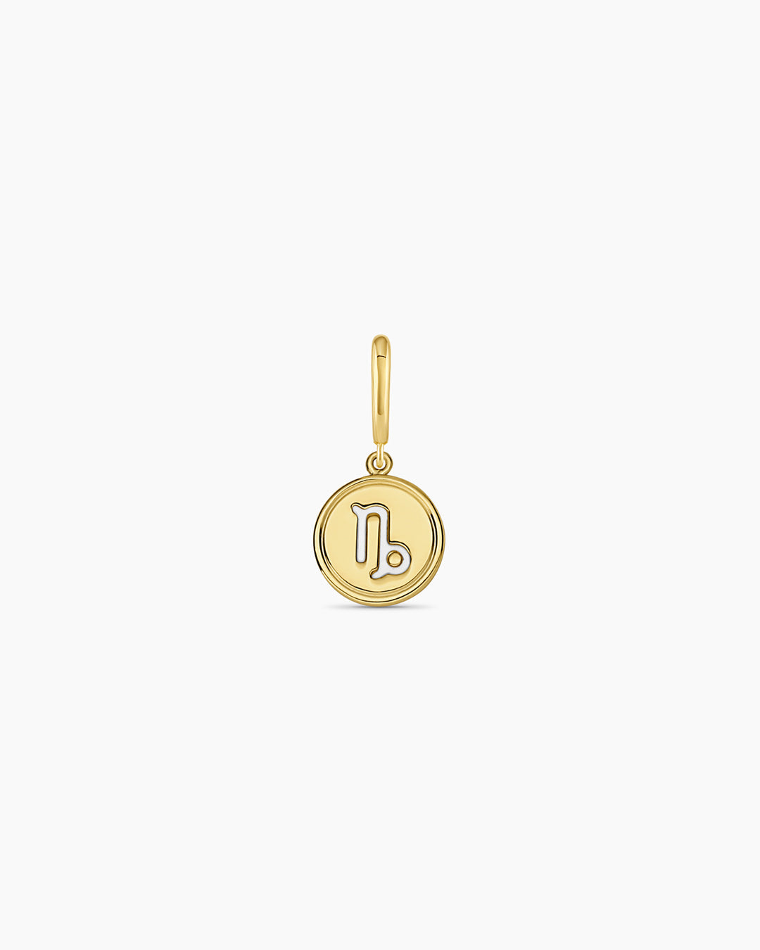 Zodiac Parker Charm || option::18K Gold Plated, Capricorn