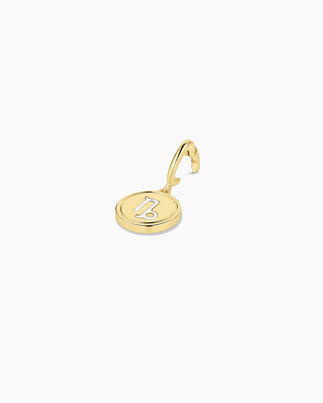 Zodiac Parker Charm || option::18K Gold Plated, Capricorn