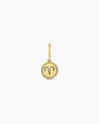Zodiac Parker Charm || option::18K Gold Plated, Aries