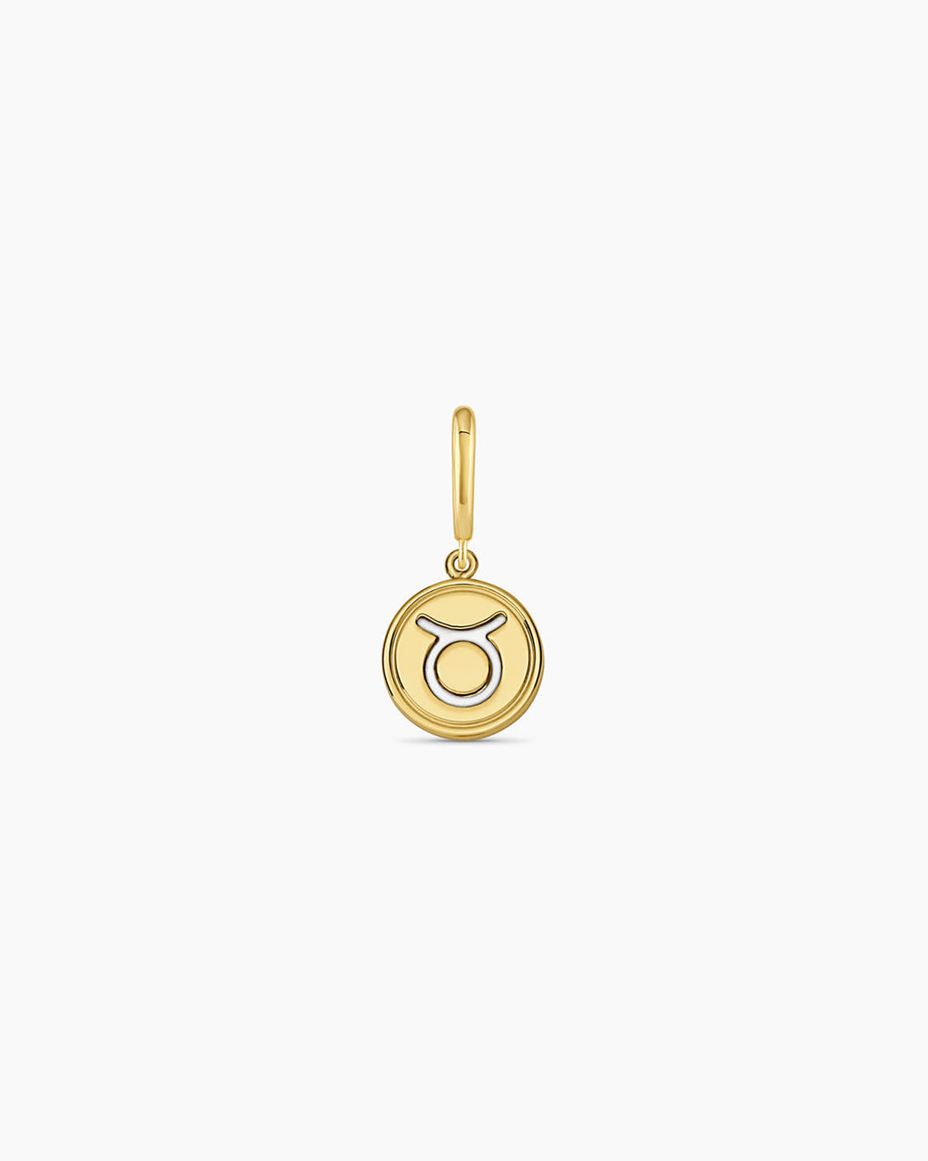 Zodiac Parker Charm || option::18K Gold Plated, Taurus