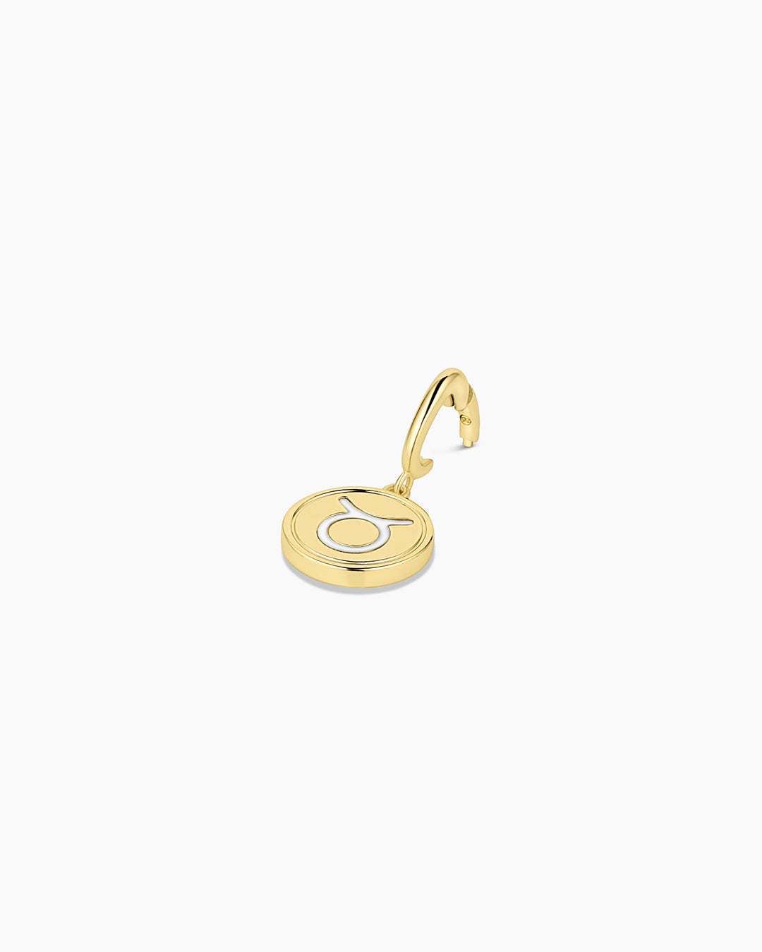 Zodiac Parker Charm || option::18K Gold Plated, Taurus