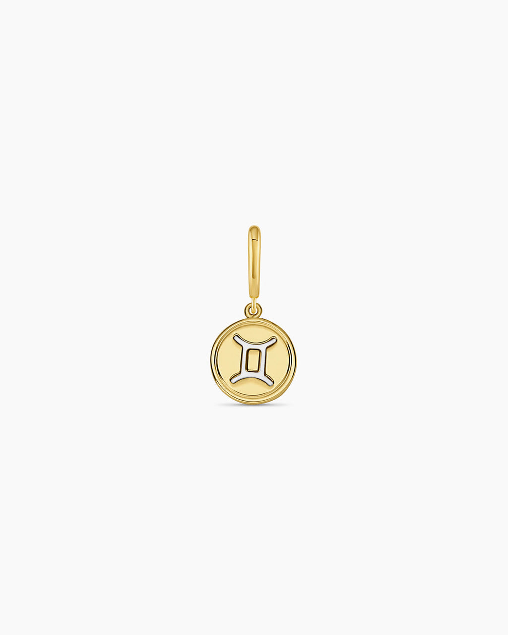 Zodiac Parker Charm || option::18K Gold Plated, Gemini