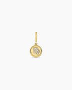 Zodiac Parker Charm || option::18K Gold Plated, Virgo