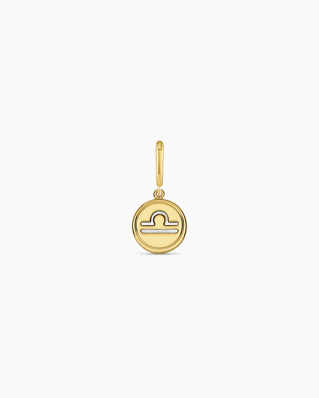Zodiac Parker Charm || option::18K Gold Plated, Libra