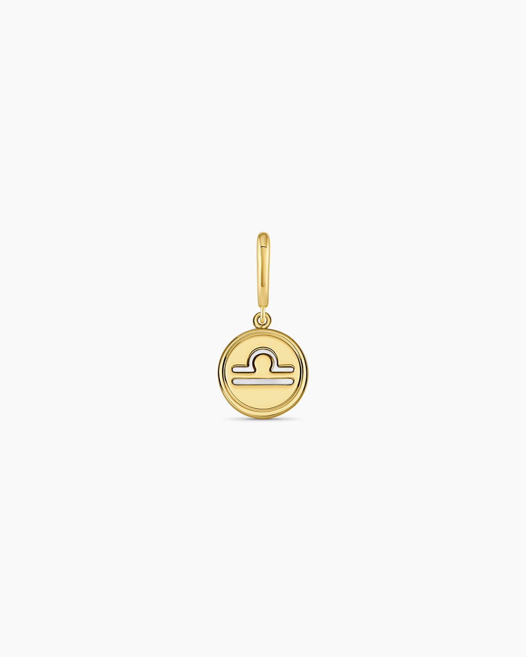 Zodiac Parker Charm || option::18K Gold Plated, Libra