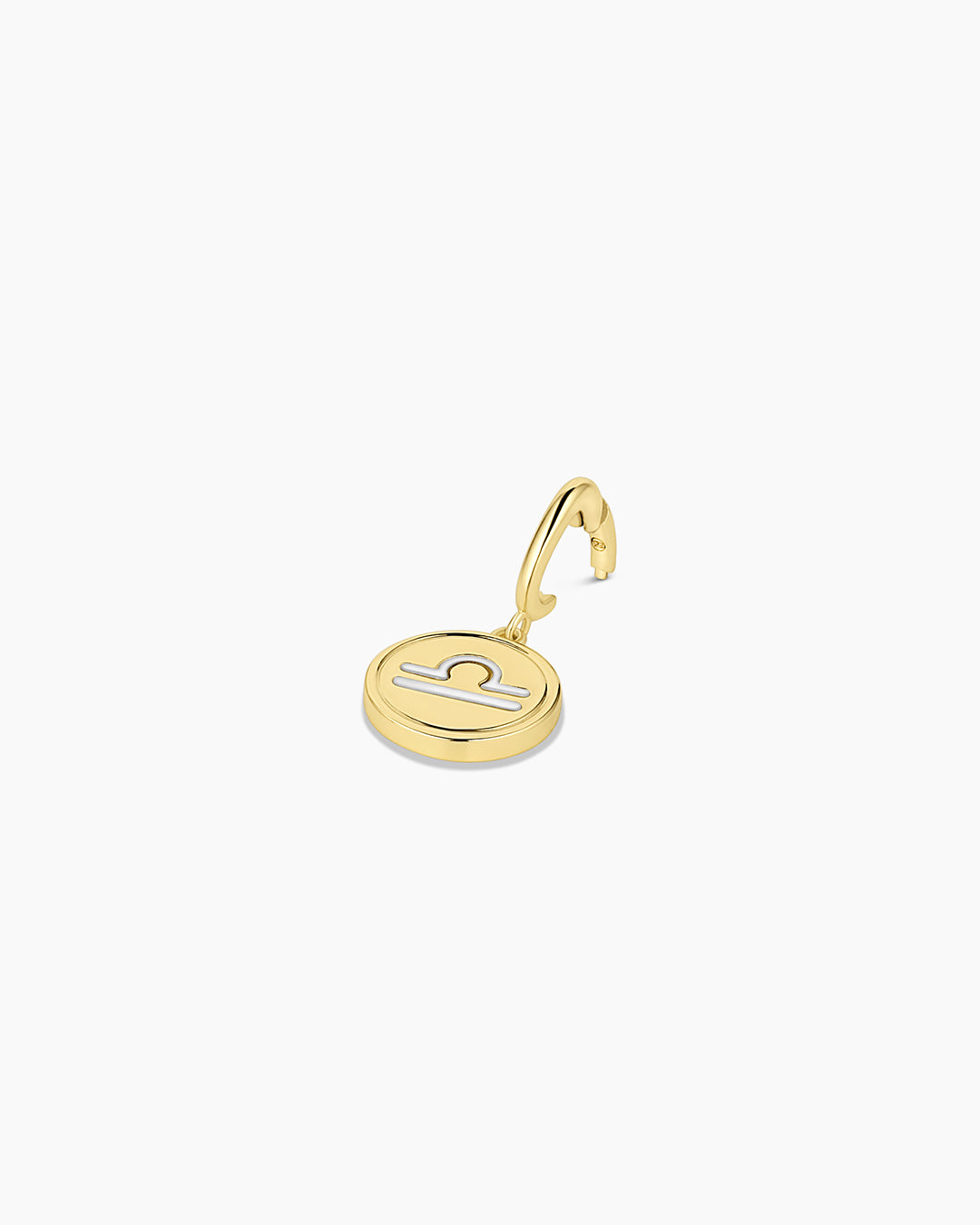 Zodiac Parker Charm || option::18K Gold Plated, Libra