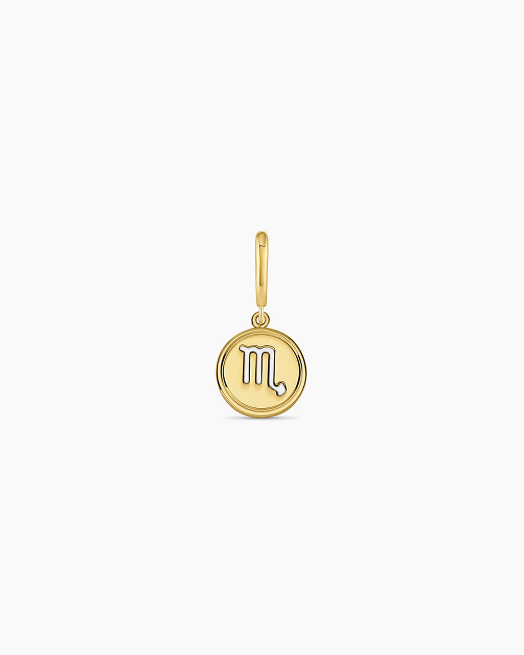Zodiac Parker Charm || option::18K Gold Plated, Scorpio