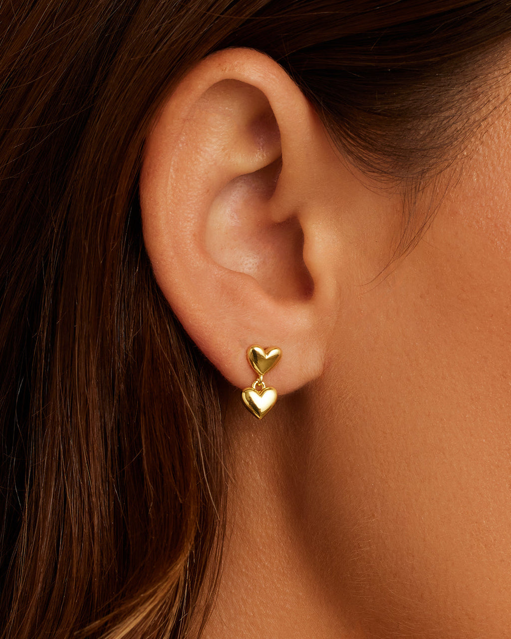 Amour Earrings || option::18K Gold Plated