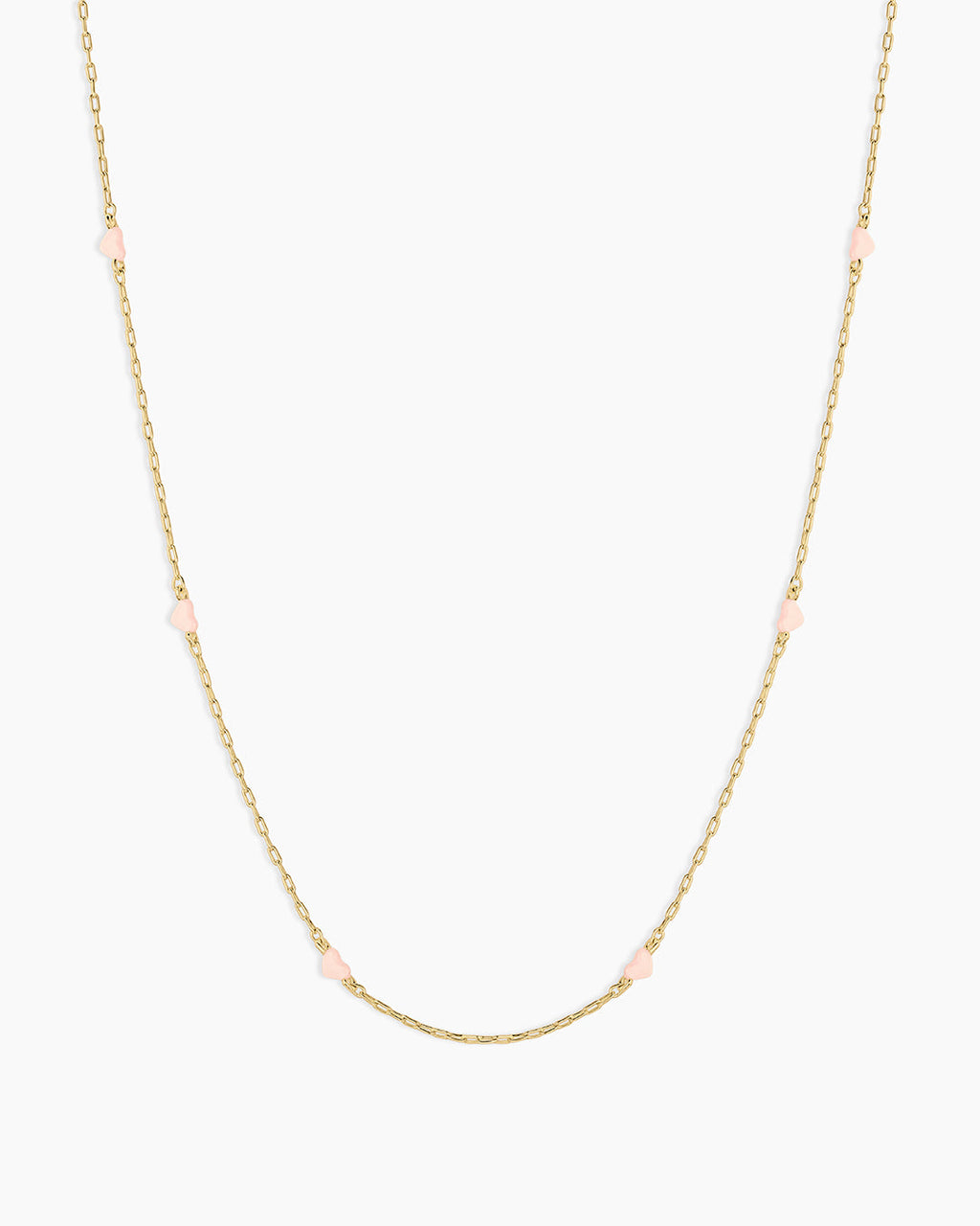Pink Amour Necklace || option::18K Gold Plated